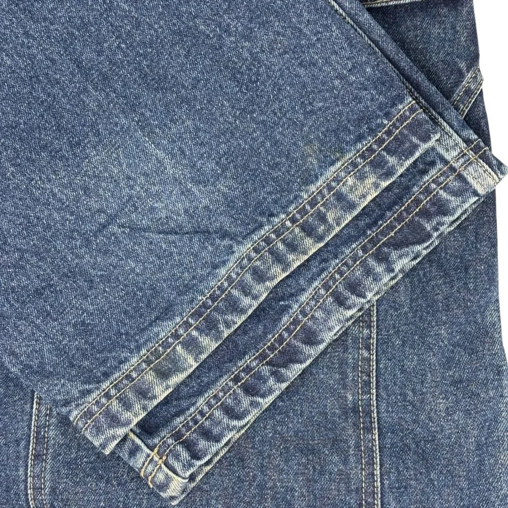 FUBU Carpenter Jeans Mens Blue Cotton Vintage 90s Y2K Baggy Hip Hop W40 L34
